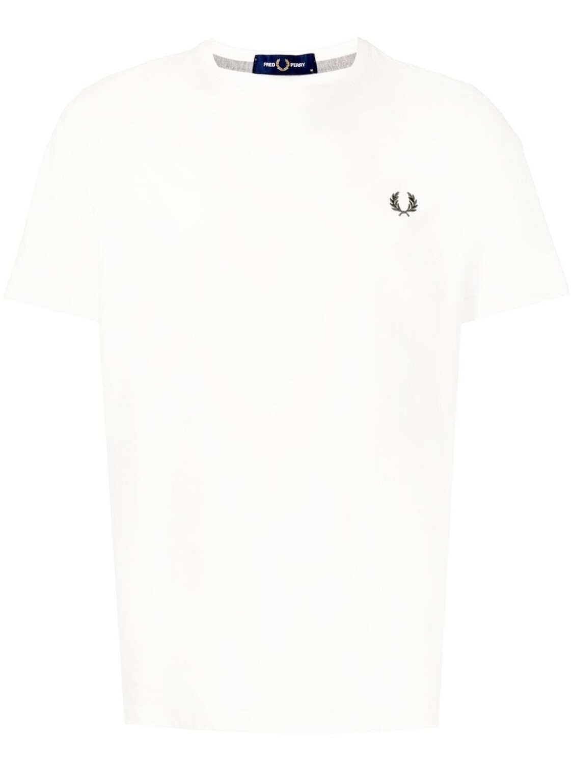 

Fred Perry футболка с вышитым логотипом, белый