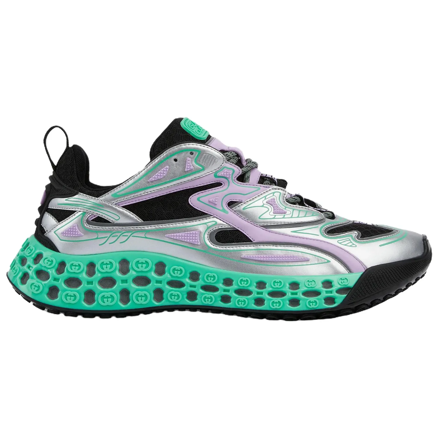 GUCCI Cub3d Low top Casual Shoes мужские Silver — фото 3