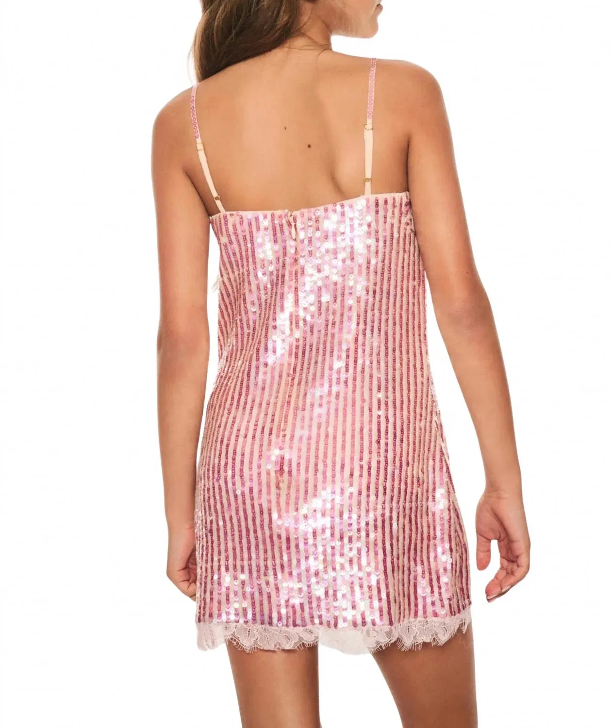 LoveShackFancy Детское платье Sylvania в розовом цвете Cosmo Sparkle — фото 2