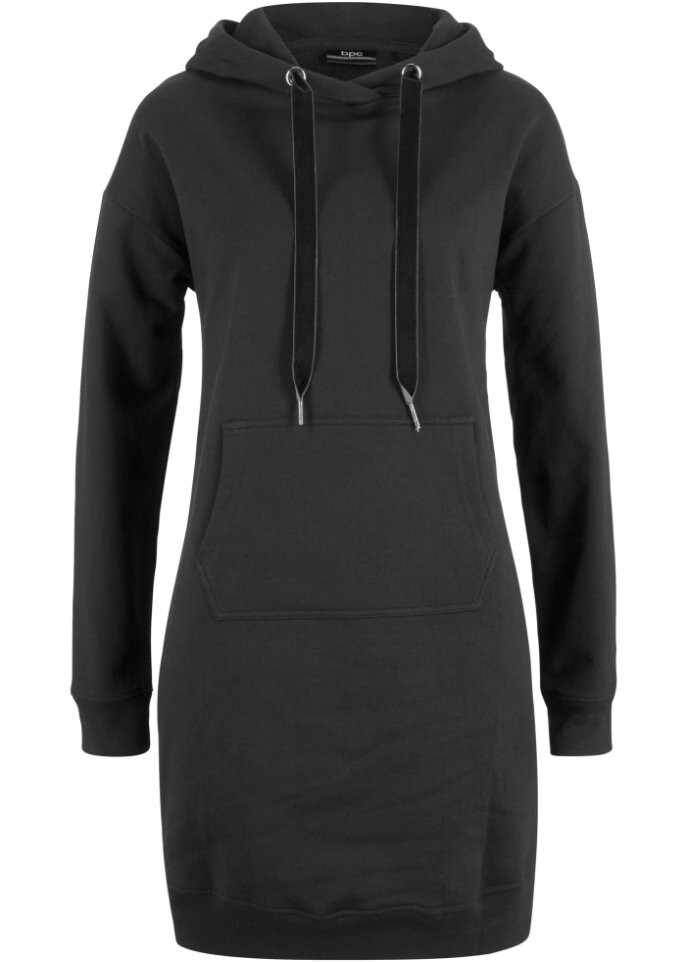 

Спортивное платье с капюшоном Bpc Bonprix Collection, черный