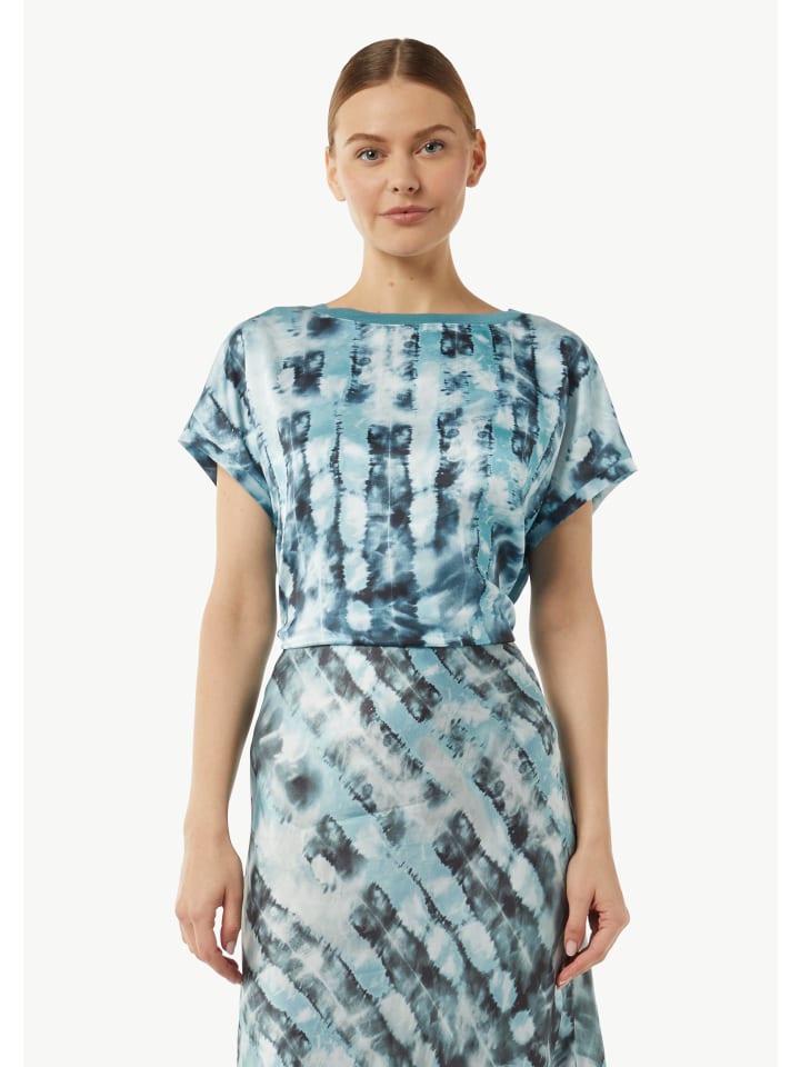 

Футболка comma CI T-Shirt ärmellos, цвет Blau-türkis
