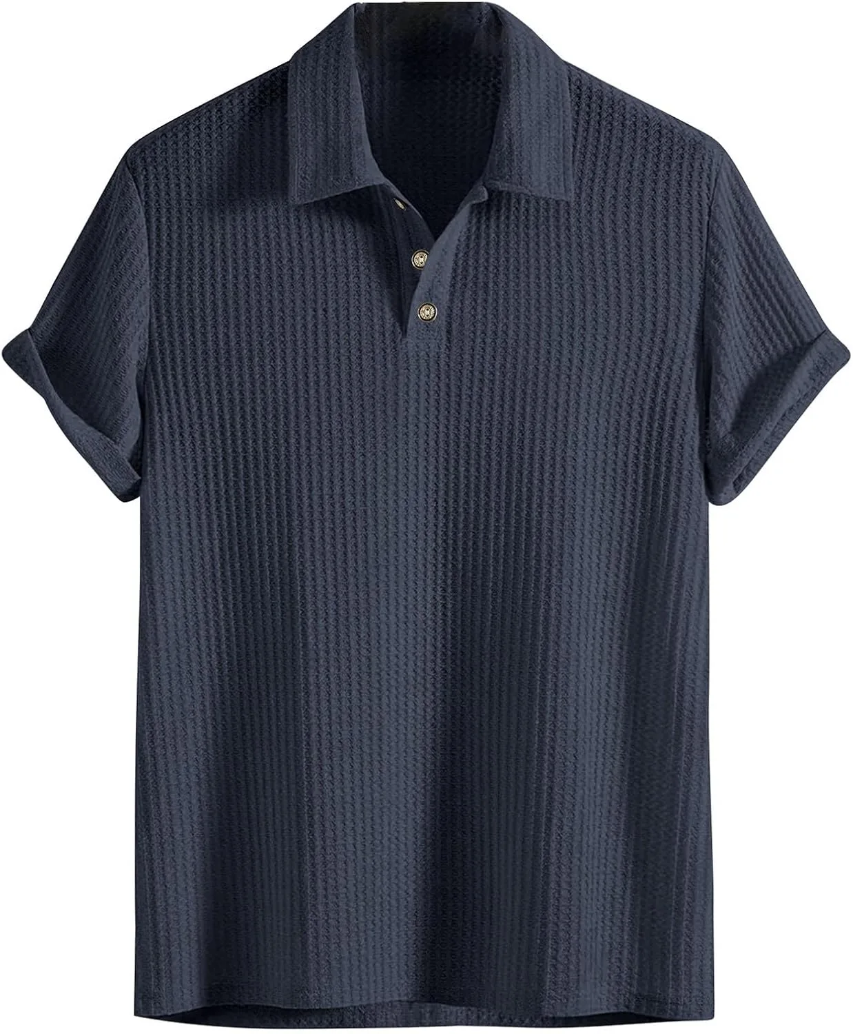 

Мужская вязаная рубашка с коротким рукавом Vintage Ribbed Knit