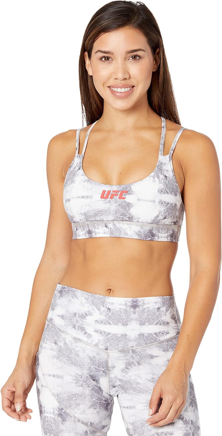 

Спортивный бюстгальтер на бретелях с кварцевым принтом UFC, цвет Fogged Grey