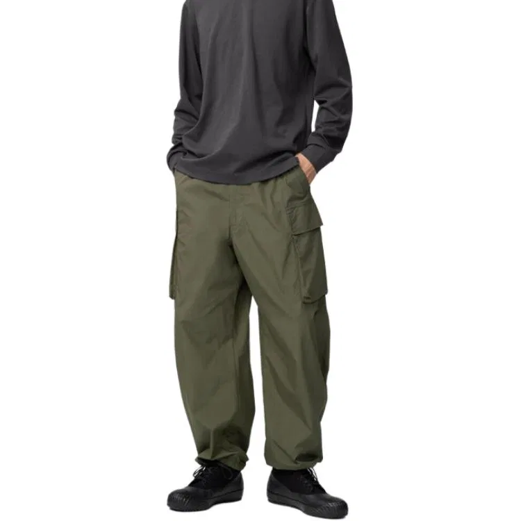 Карго брюки унисекс 58 Dark Green Moderate UNIQLO
