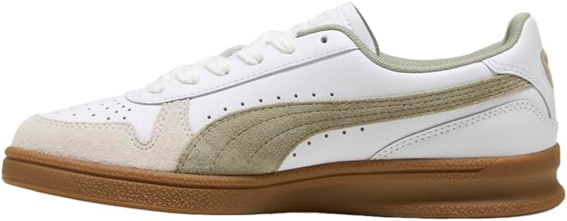 Мужские кроссовки PUMA для помещений с шнуровкой, повседневные - белые — фото 3