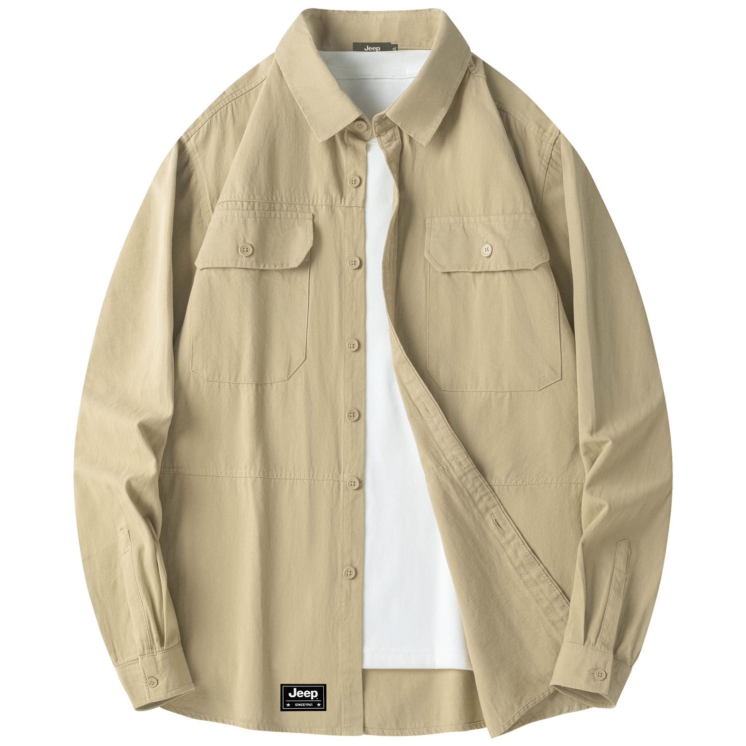 

Рубашка унисекс Jeep, хаки