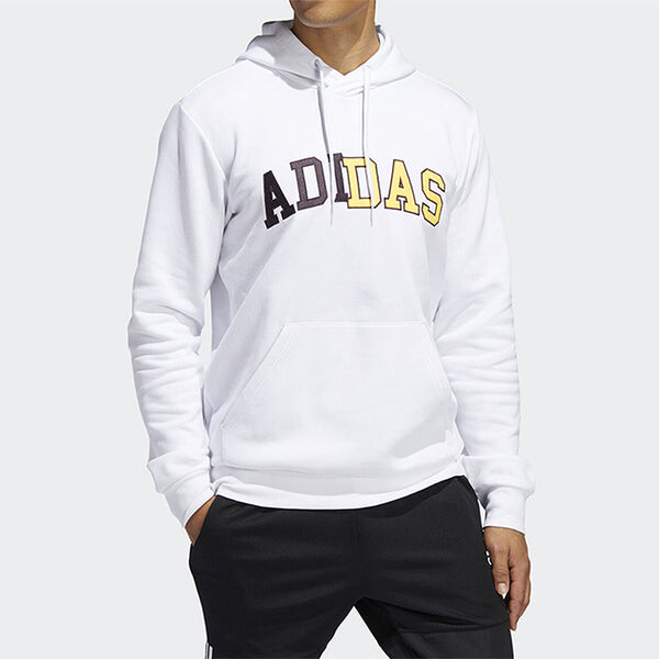 Толстовка men's collegiate hdy sports white Adidas, белый — фото 3