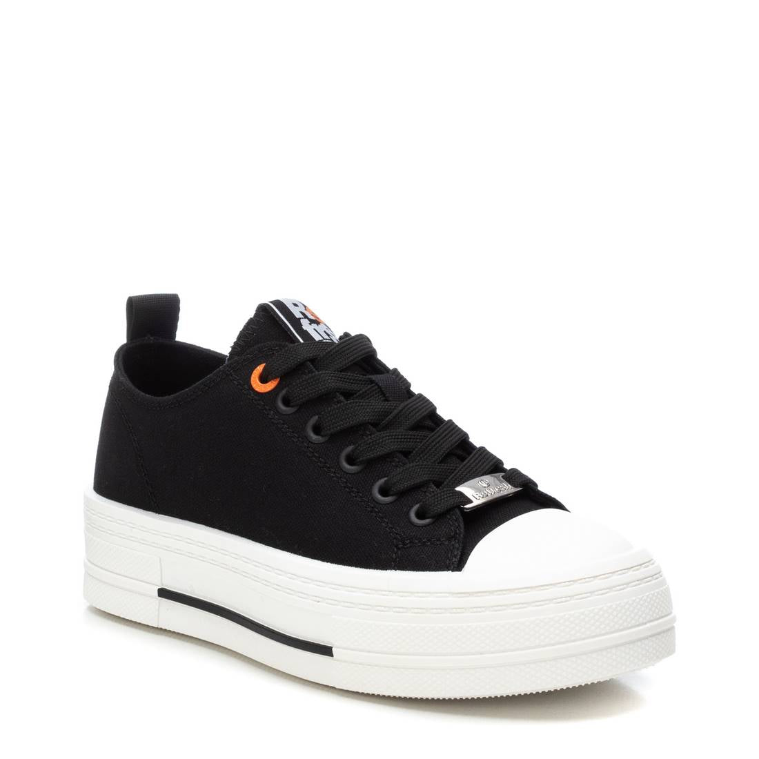 Женские кроссовки Urban Style Canvas на платформе Refresh от Xti, черный — фото 2