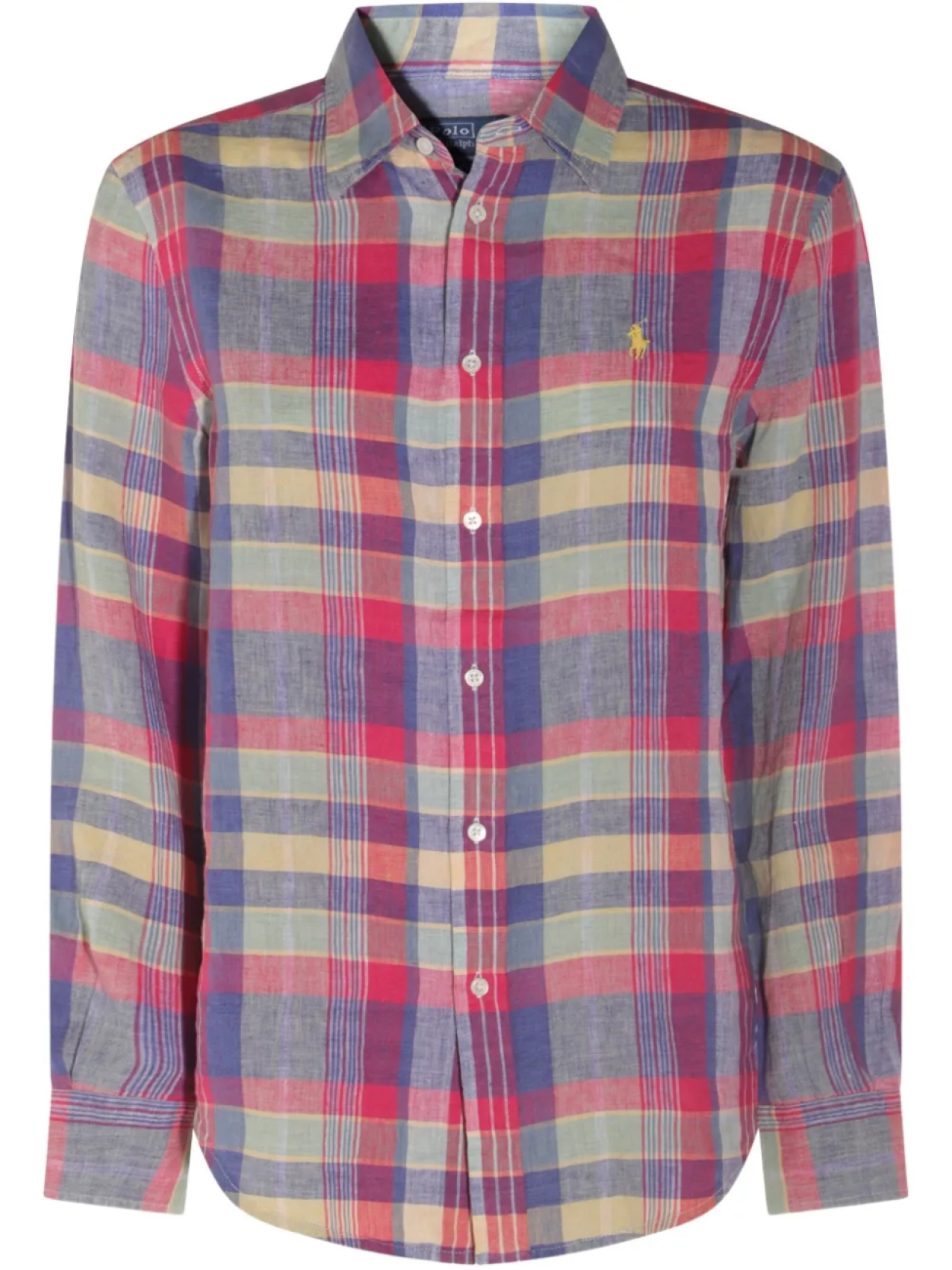 

Рубашка Polo Ralph Lauren в клетку, розовый