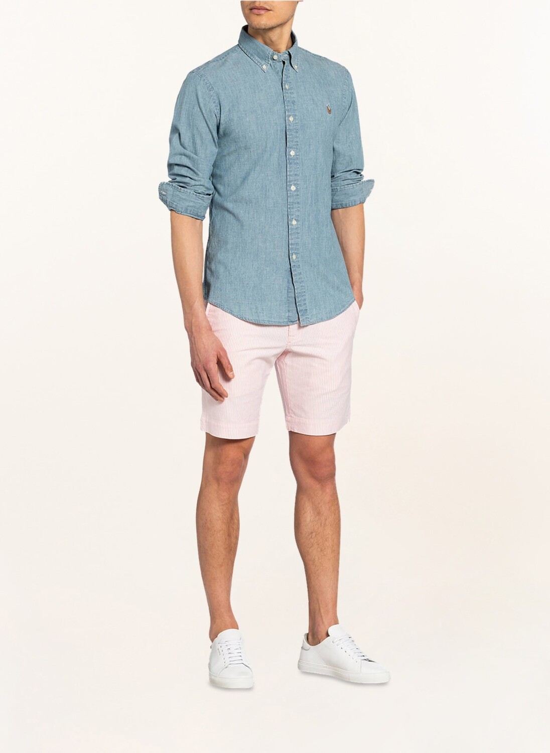 Джинсы POLO RALPH LAUREN hemd Slim Fit, светло-синий — фото 2