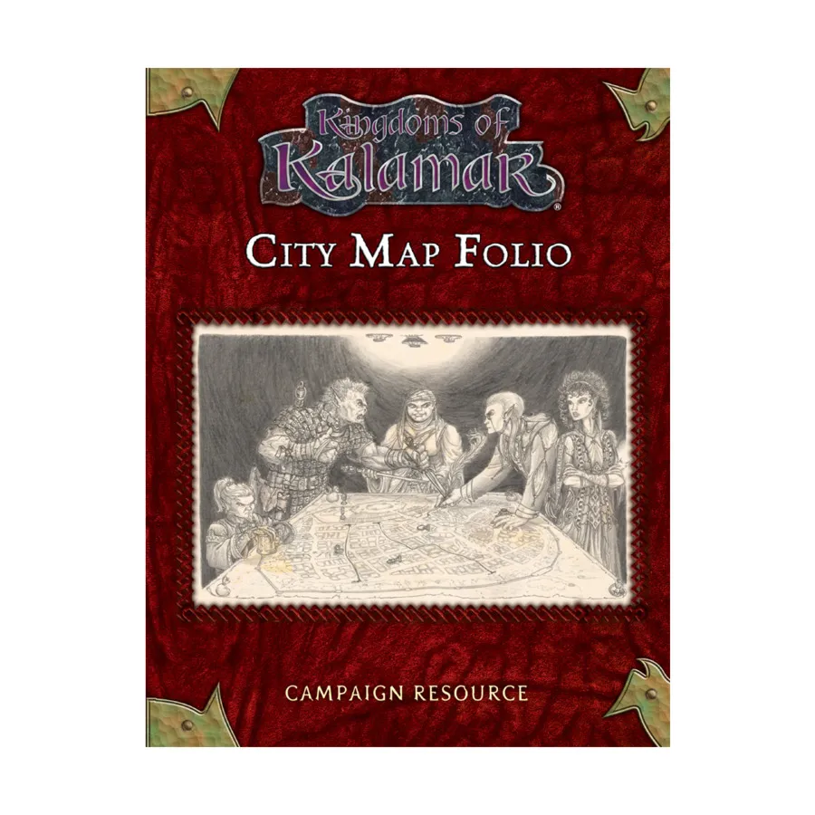 

City Map Folio, Kingdoms of Kalamar (Official Dungeons & Dragons d20), мягкая обложка