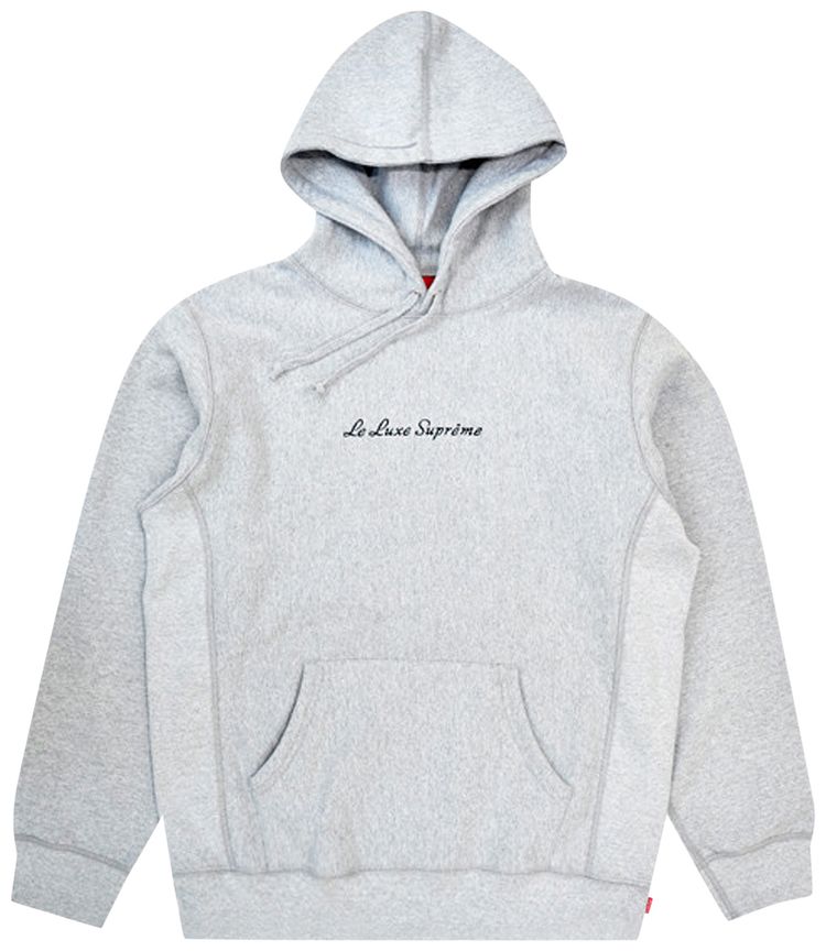 

Толстовка Supreme Le Luxe Hooded Sweatshirt 'Grey', серый