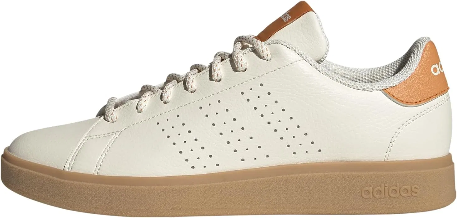 Кроссовки Adidas Unisex Advantage Base 2.0, Off White Off White Focus Orange