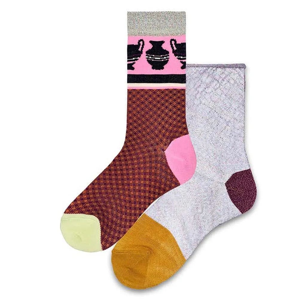 

Носки 2 шт Happy Socks Ingrid long, разноцветный