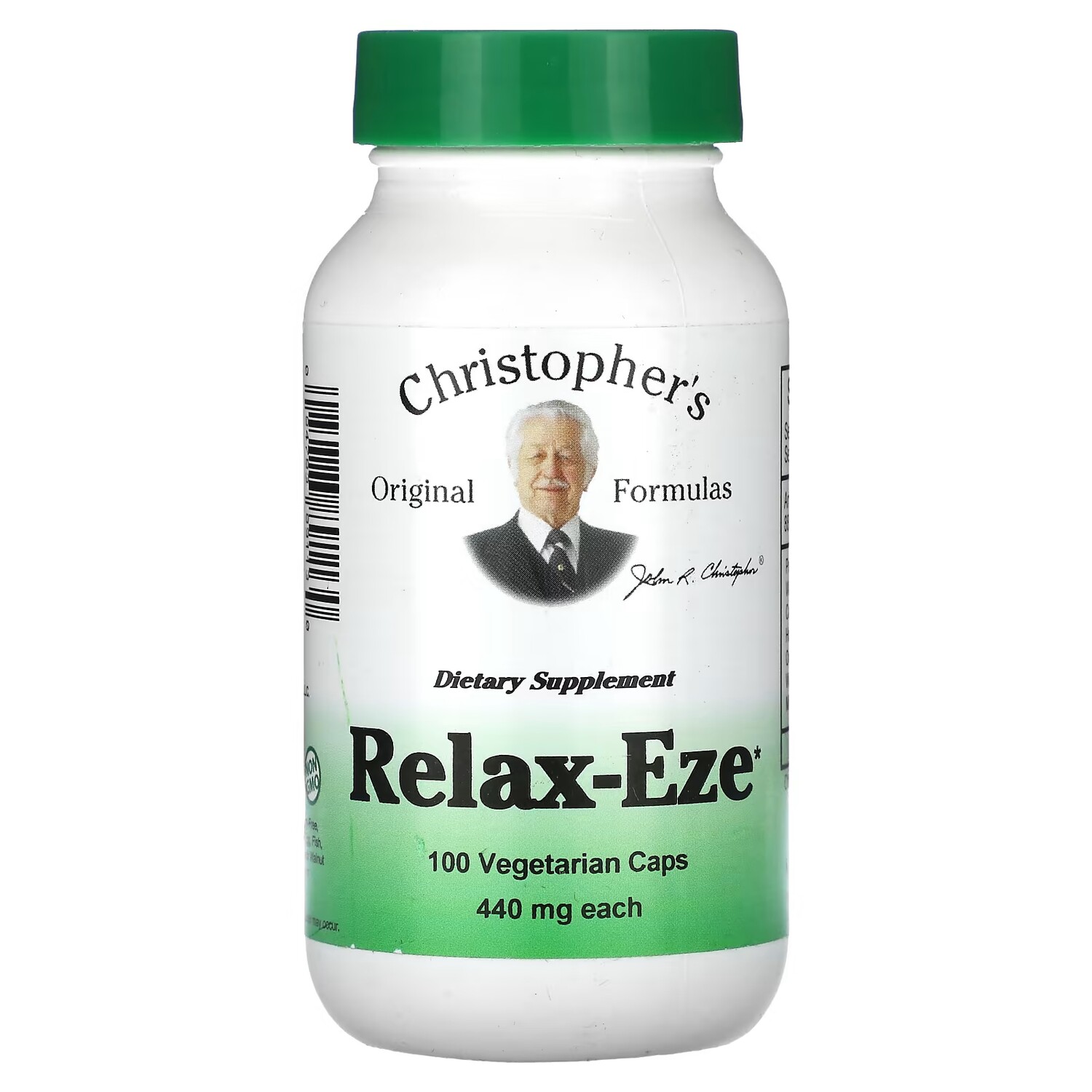 

Добавка Christopher's Original Formulas Relax-Eze 440 мг, 100 капсул