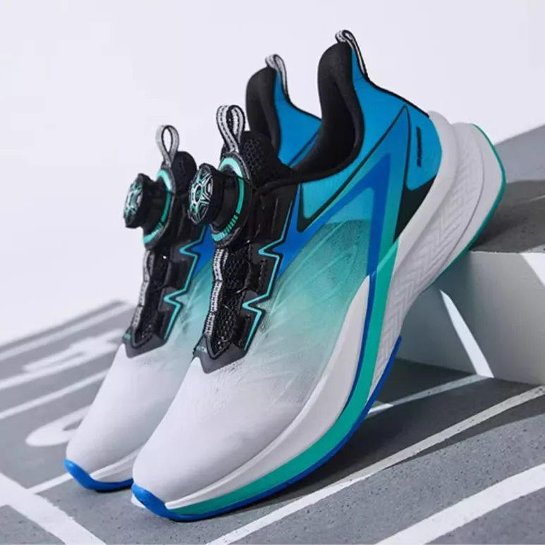Antakids Детские кроссовки для бела low top бело-голубые — фото 4