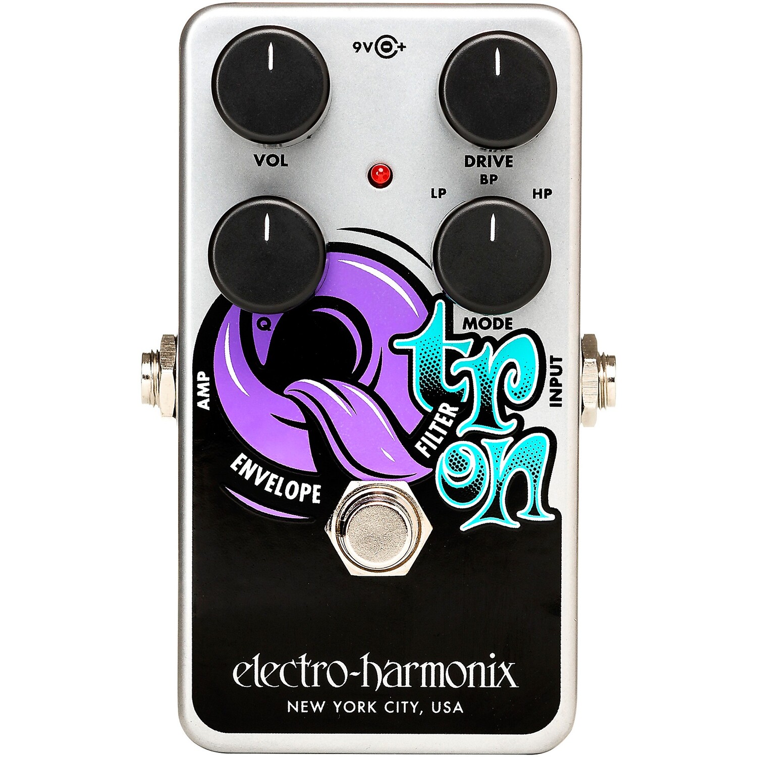 

Педаль эффектов Electro-Harmonix Nano Q-Tron Envelope Filter, серебристая