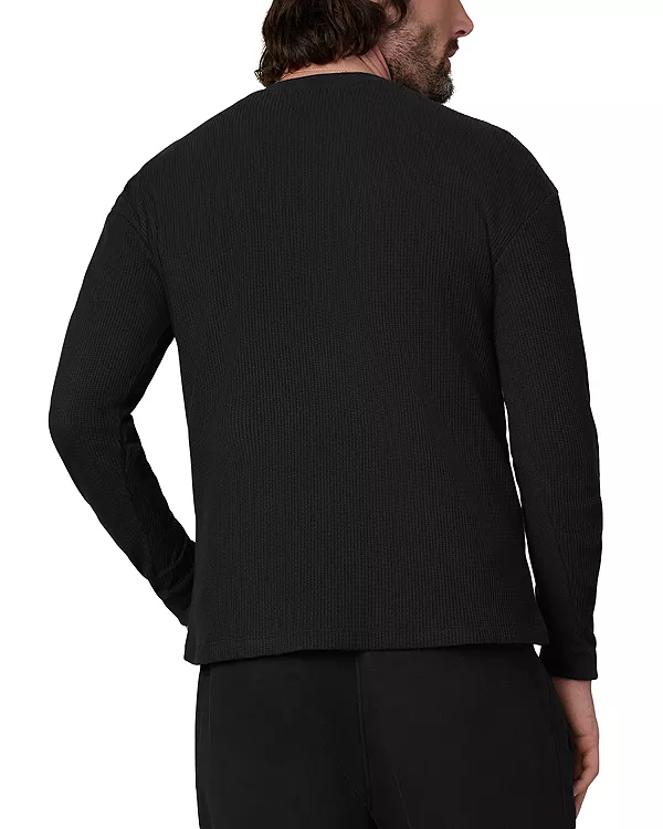 

Футболка с длинным рукавом из вафельной вязки Joe'S Jeans, черный