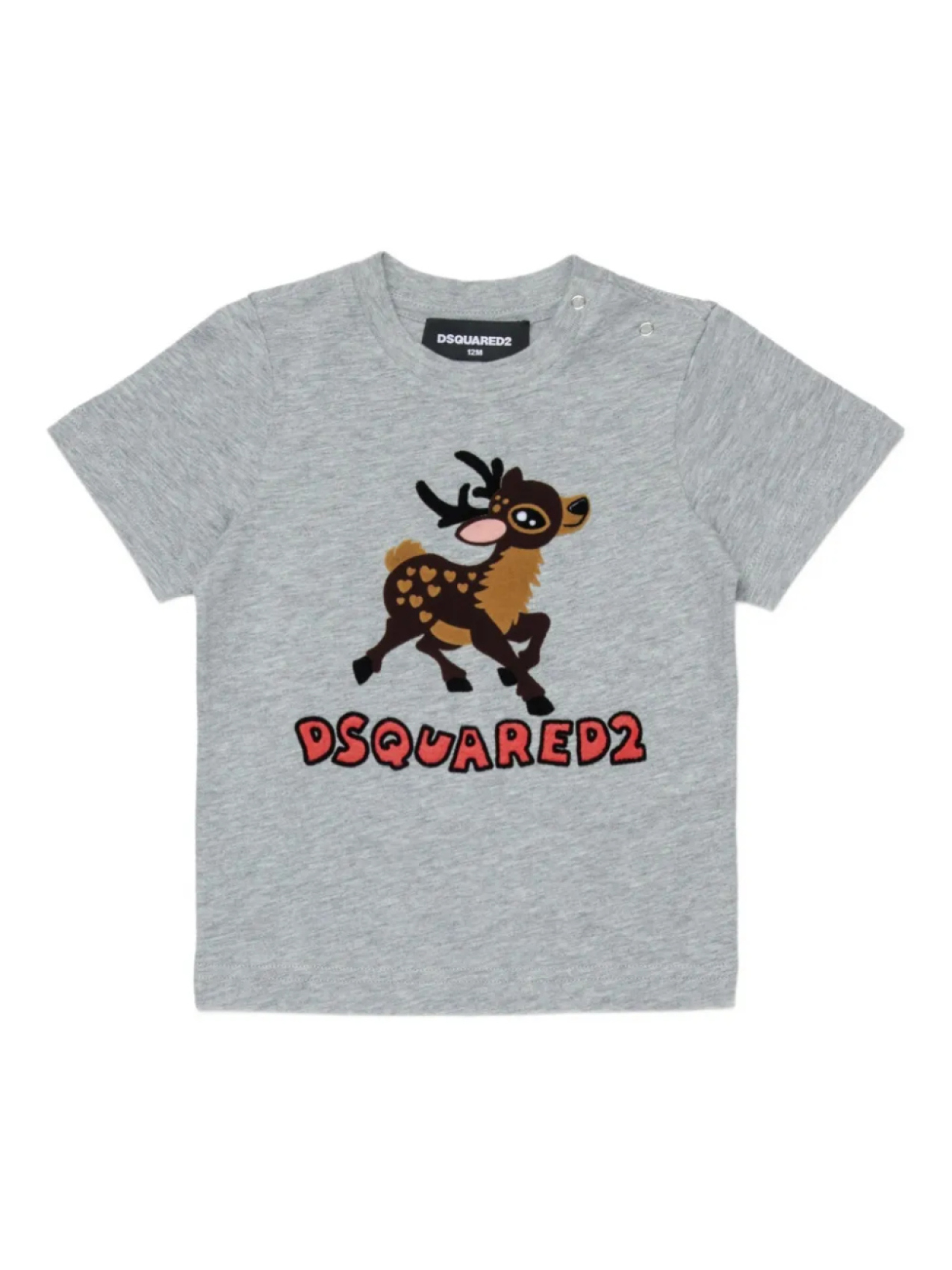 

DSQUARED2 KIDS футболка с принтом, серый