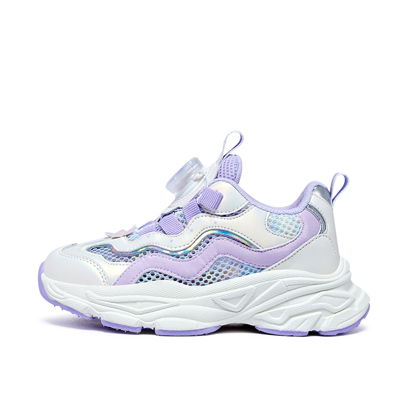 

Низкие детские беговые кроссовки BIG WASP для детей 3-7 лет, фиолетовые, сетчатые без подкладки