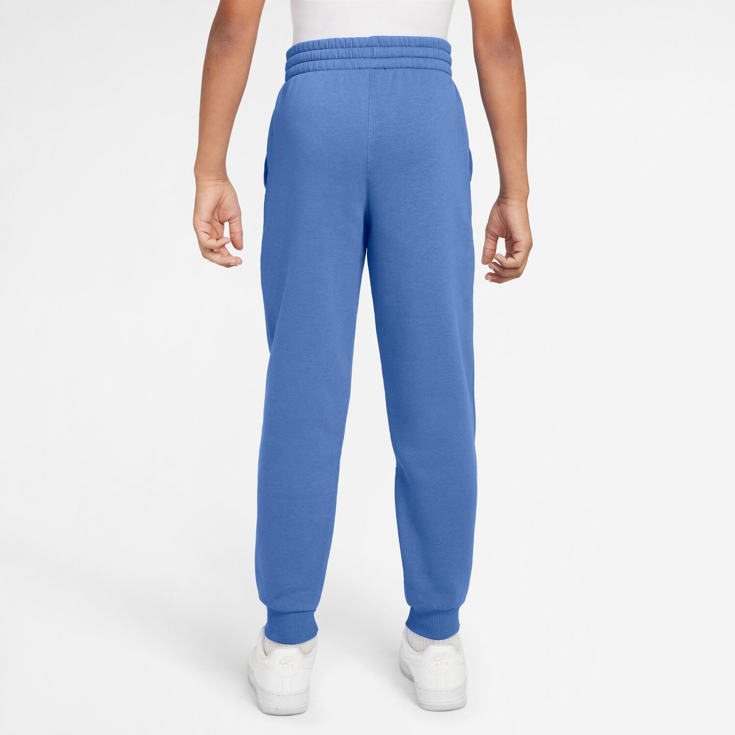Nike Sportswear Брюки с сужением 'Club Fleece' в синем цвете — фото 4