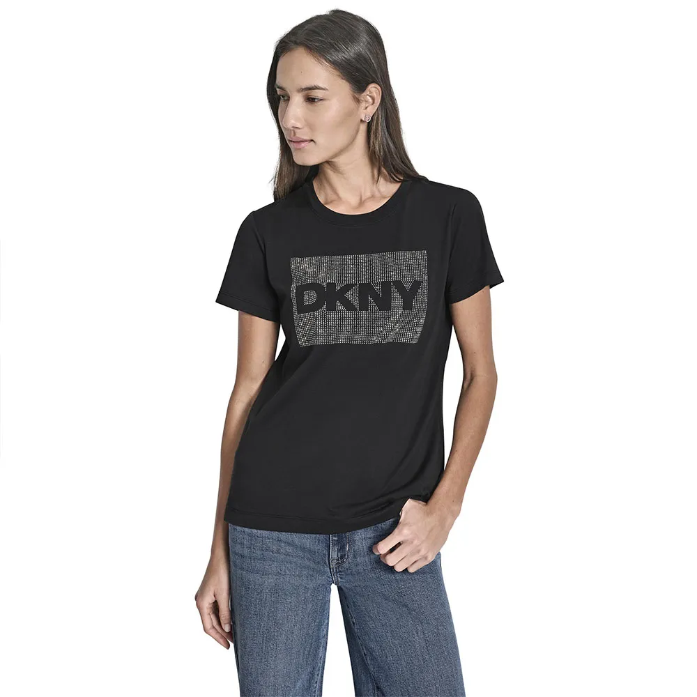 

Футболка с коротким рукавом свободного кроя DKNY DJ6T1701, черный