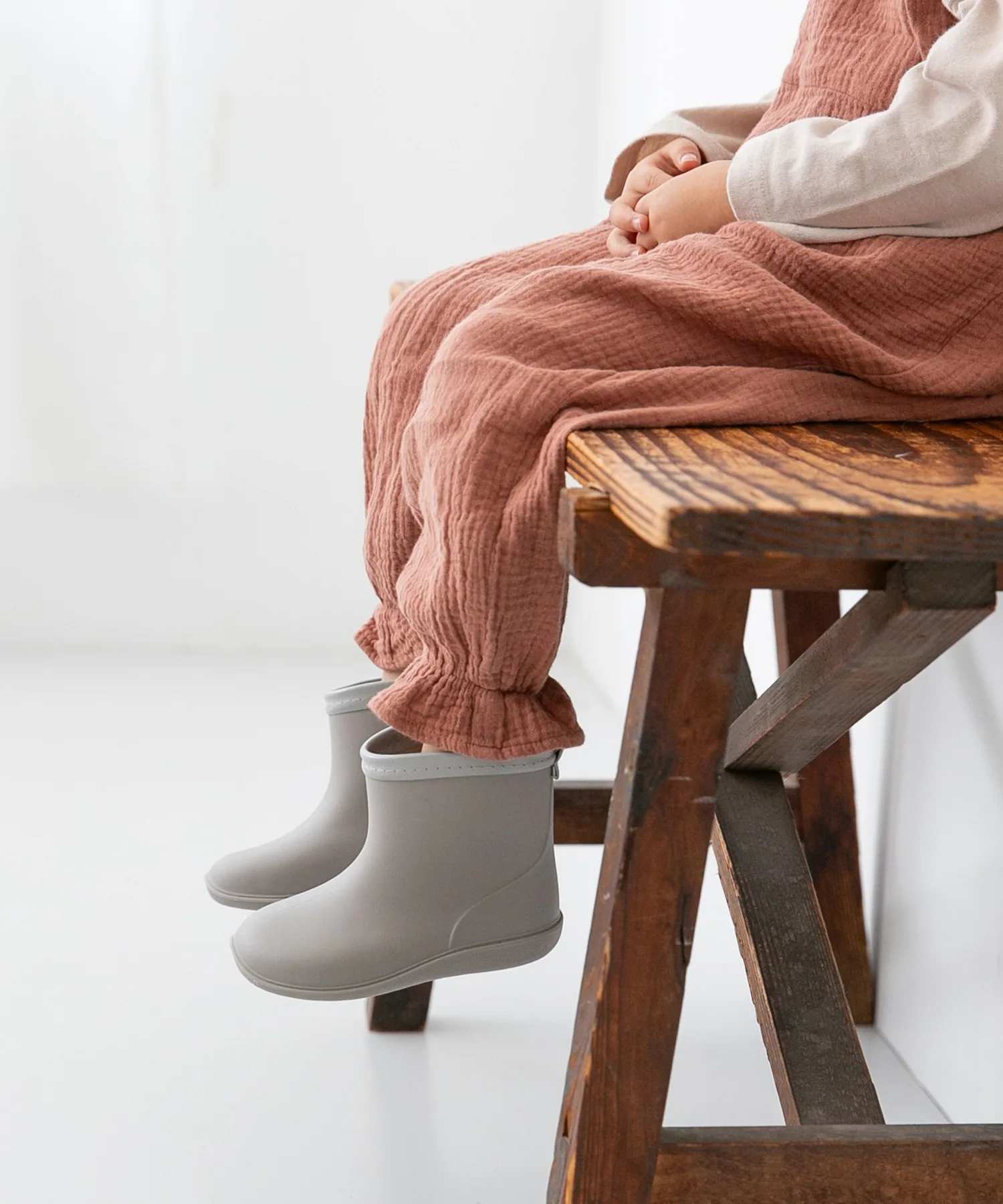 Детские дождевые сапоги Nuance Color Baby Rain Boots menue лавандовые — фото 4