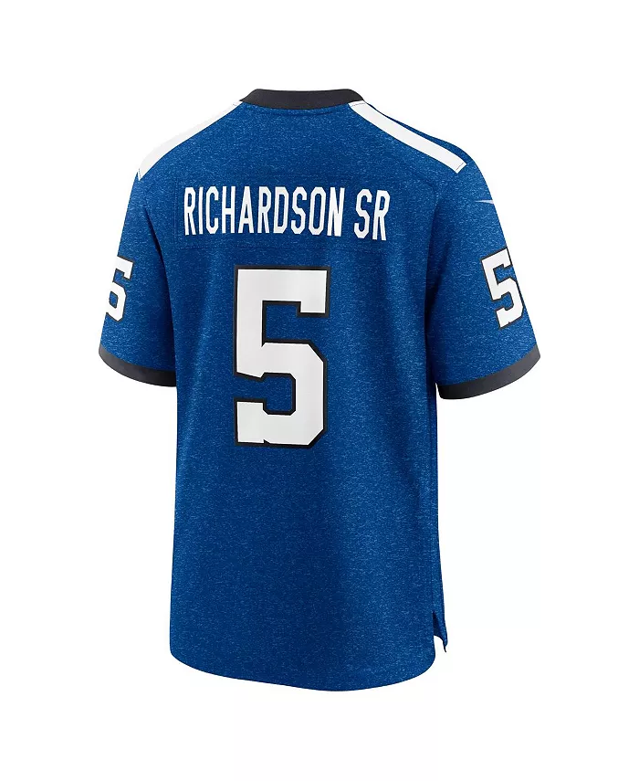 Мужская игровая джерси Indianapolis Colts альтернативной серии Indiana Nights Anthony Richardson Sr. Royal Nike — фото 3
