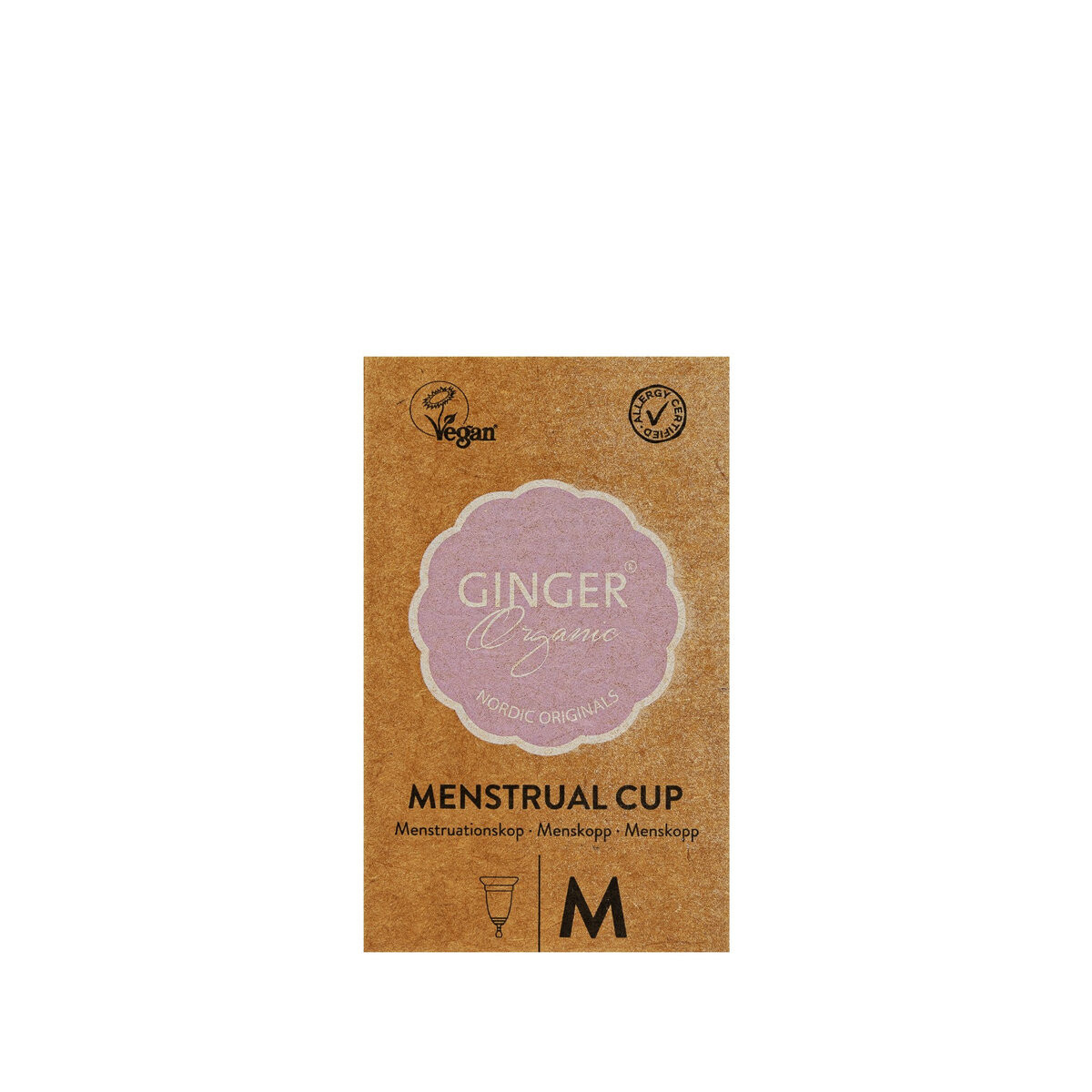 

Менструальная чаша Ginger Organic, размер M - 1 шт Inny Producent