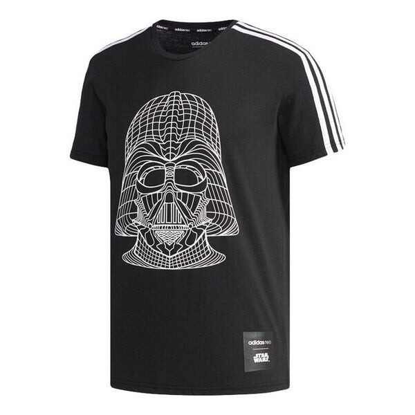 

Футболка neo m sw tee 5 reflective black printing round neck short sleeve black Adidas, черный