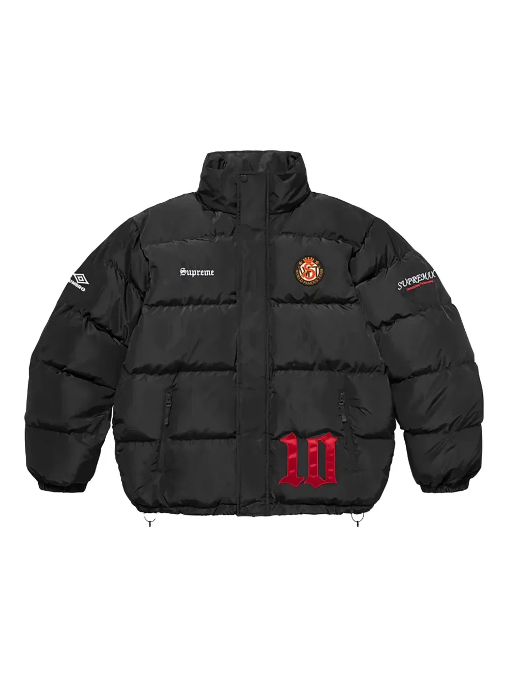 Куртка с нашивкой с логотипом Umbro X Supreme, черный
