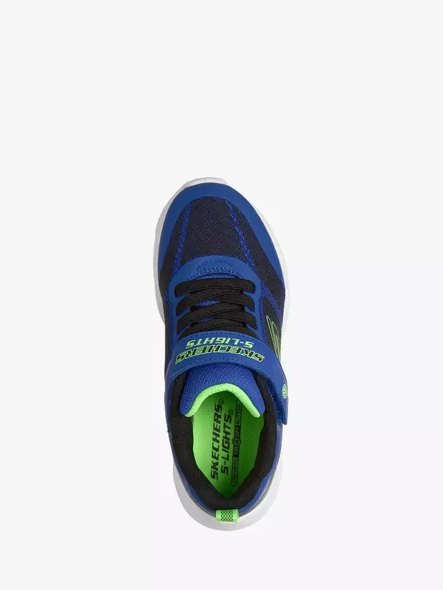 Детские кроссовки S-Lights Glide-Step Lights, синие Skechers — фото 3