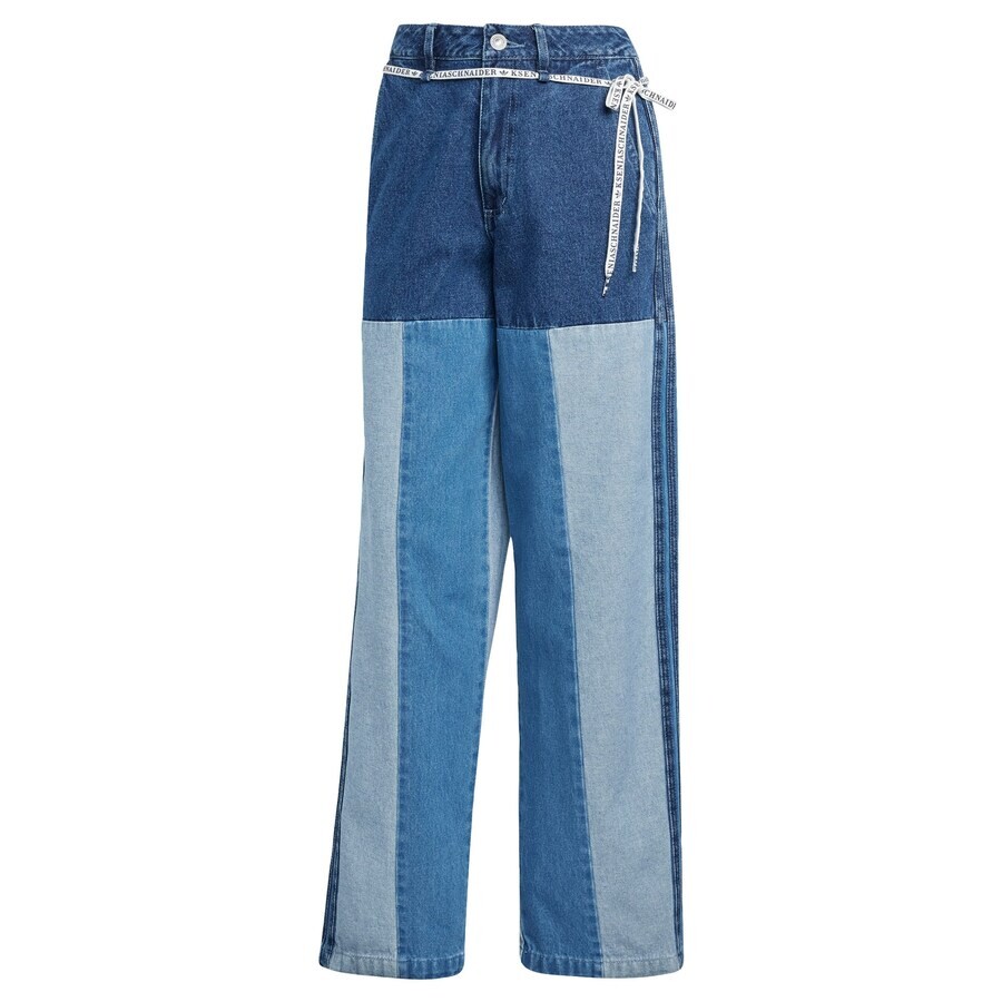 

Спортивные брюки ADIDAS ORIGINALS Loose fit Workout Pants Kseniaschnaider, цвет Blue/Blue denim