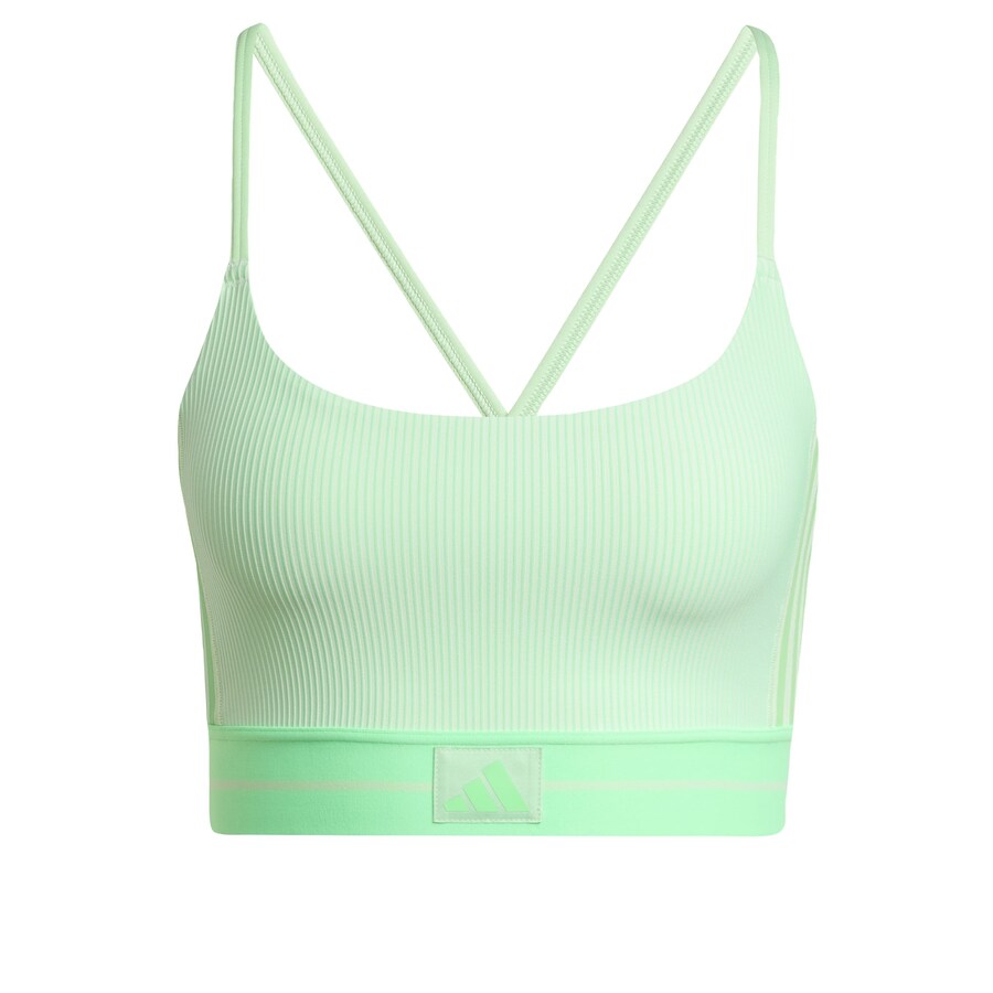

Спортивный бюстгальтер-бралетт ADIDAS PERFORMANCE Hyperglam, цвет Pastel green/Light green