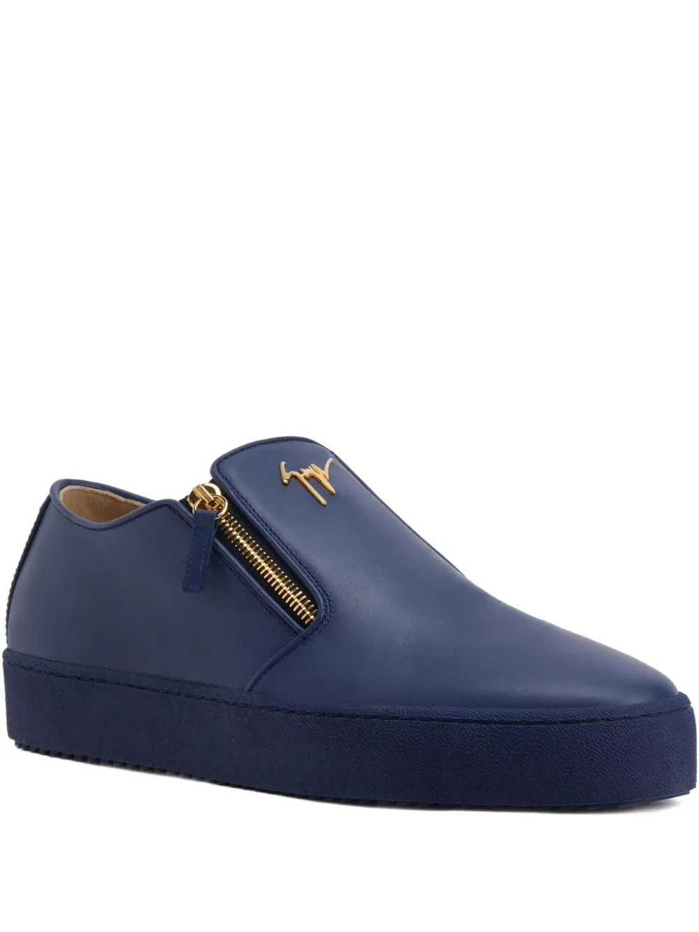 

Слипоны с молниями Giuseppe Zanotti, синий