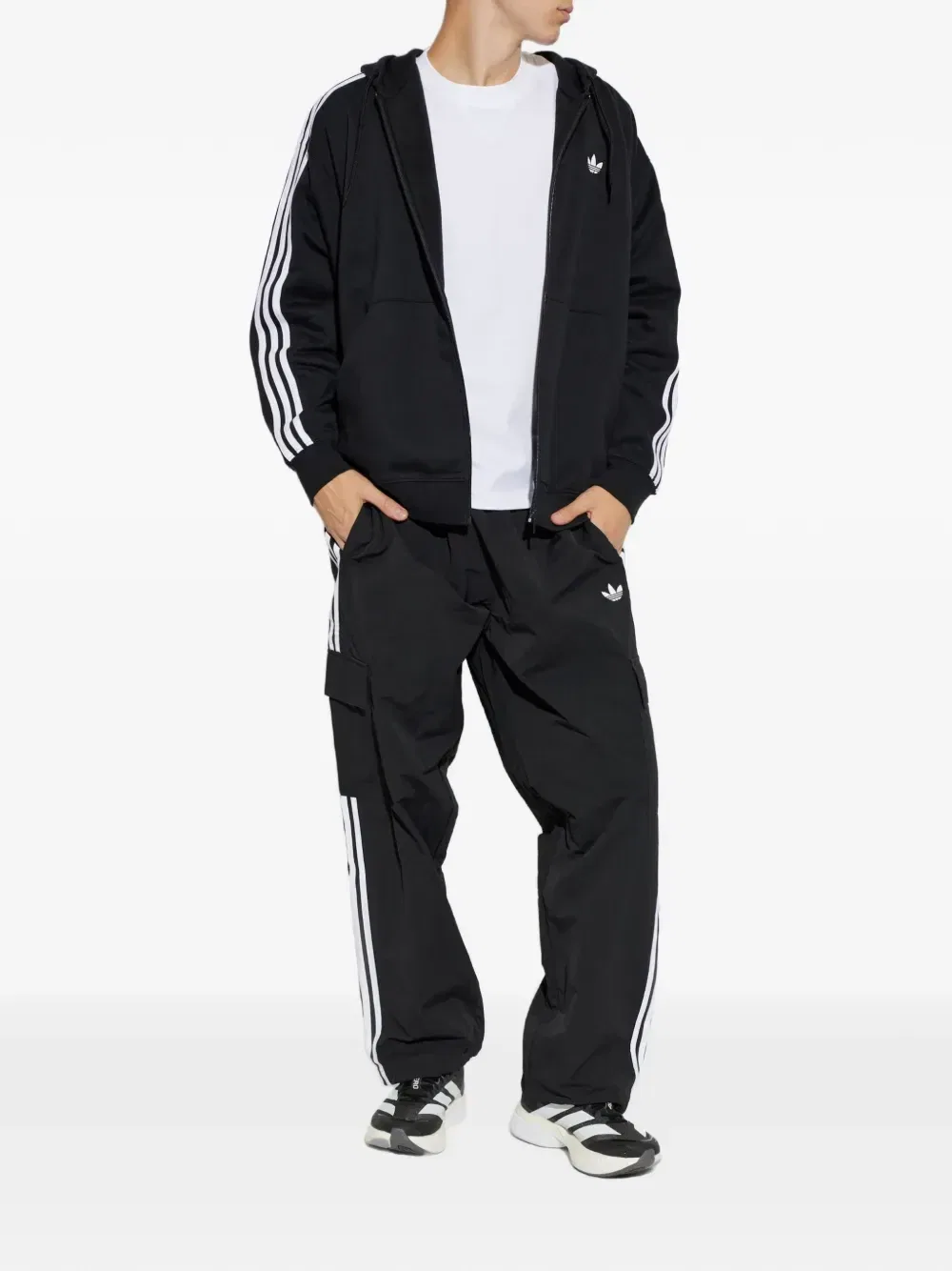 Футболка с вышитым логотипом Adidas, белый — фото 2