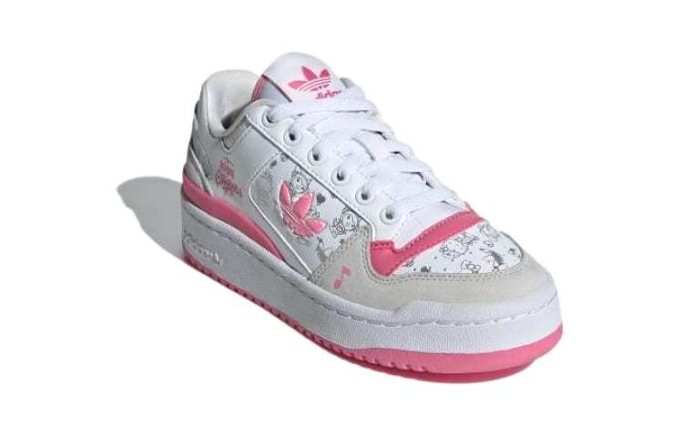 Adidas originals FORUM Детские кроссовки для скейтбординга BP, White/Red — фото 3
