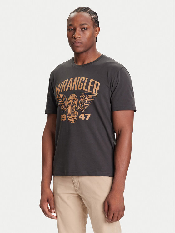 

Футболка regular fit Americana 112371478 Wrangler, серый
