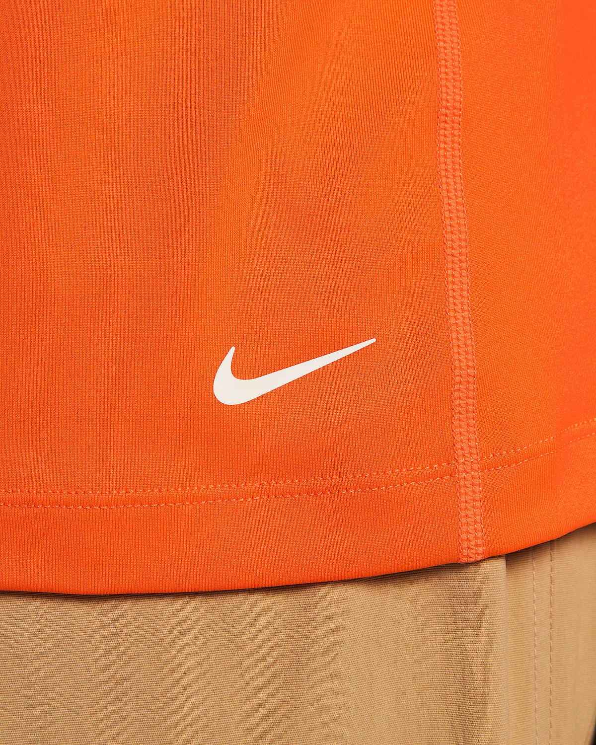 Мужская длинная базовая футболка Dri-FIT Nike ACG "Wildsee", Safety Orange/Vivid Purple/Summit White — фото 4