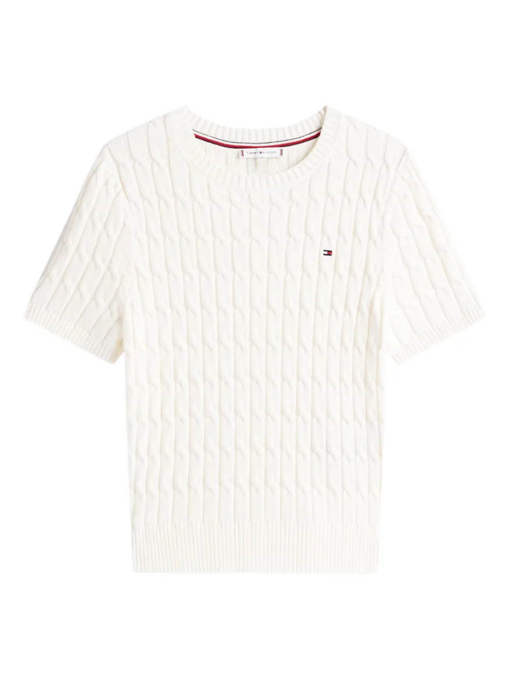 

Футболка фактурной вязки Tommy Hilfiger, нейтральный