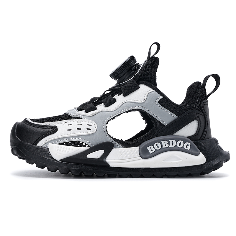 

Детская повседневная обувь для детей BOBDOG, черный/белый