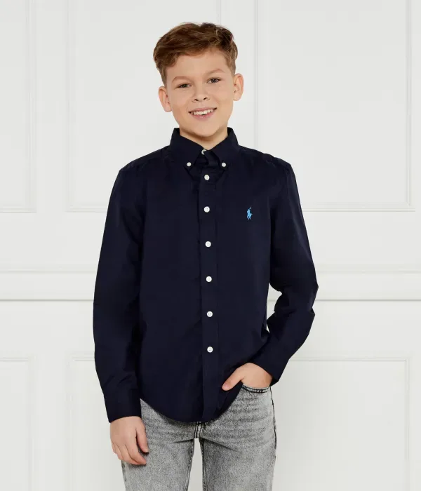 Рубашка classic fit Polo Ralph Lauren, темно-синий