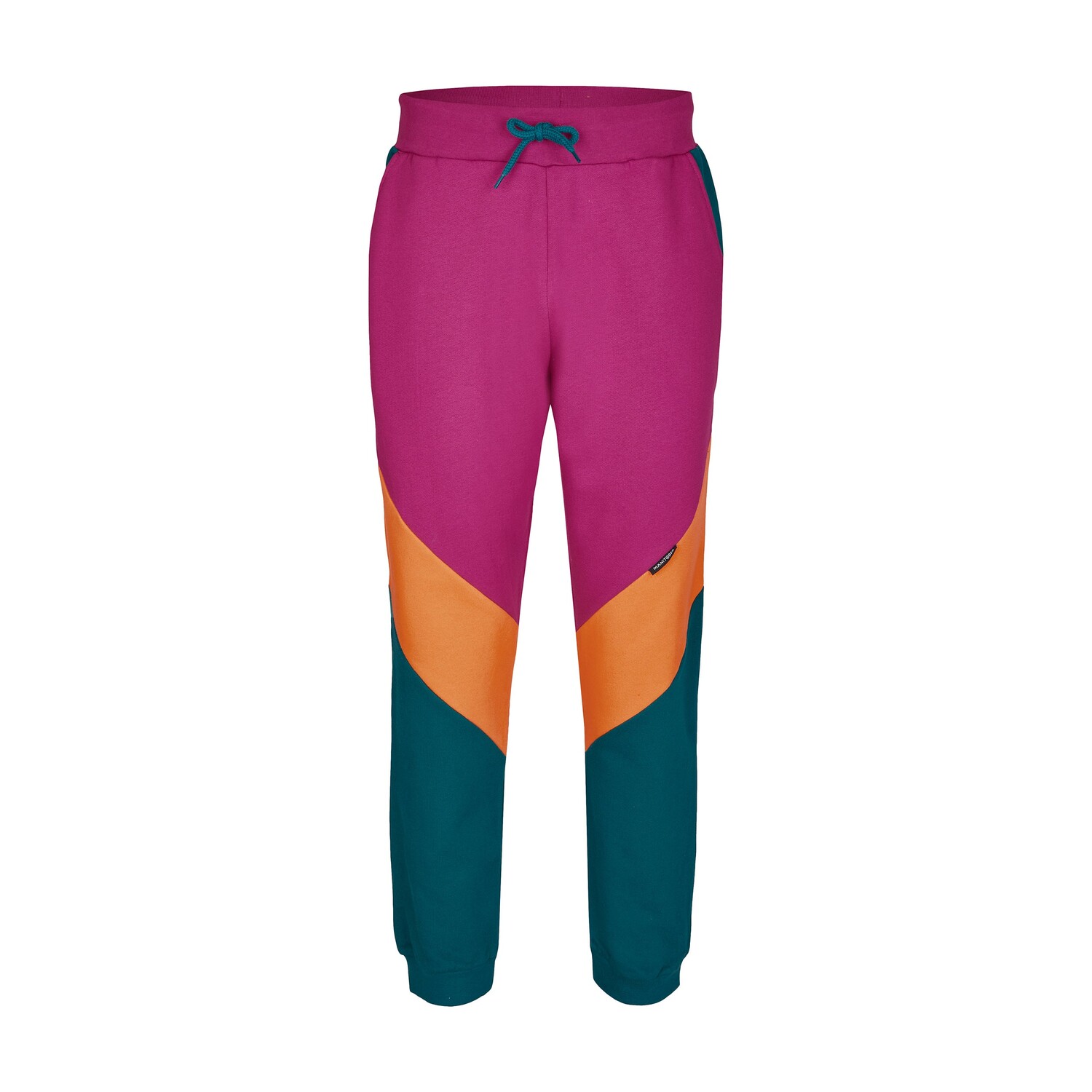 

Спортивные брюки MANITOBER Cut & Sew, цвет Green/Orange/Berry
