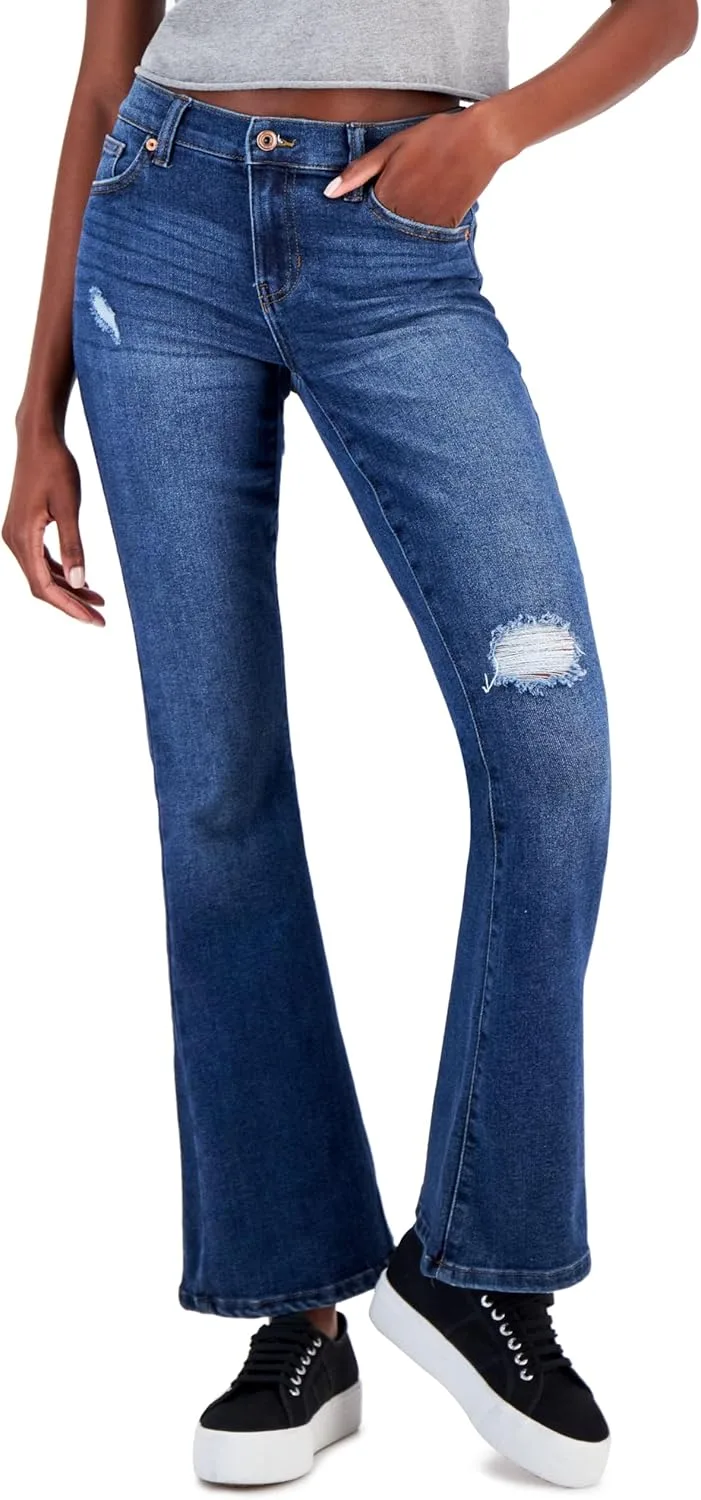 

Celebrity Pink Juniors низкие джинсы с расклешенными штанинами