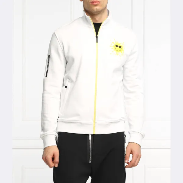 

Толстовка классического кроя Karl Lagerfeld x Smiley Karl Lagerfeld, белый