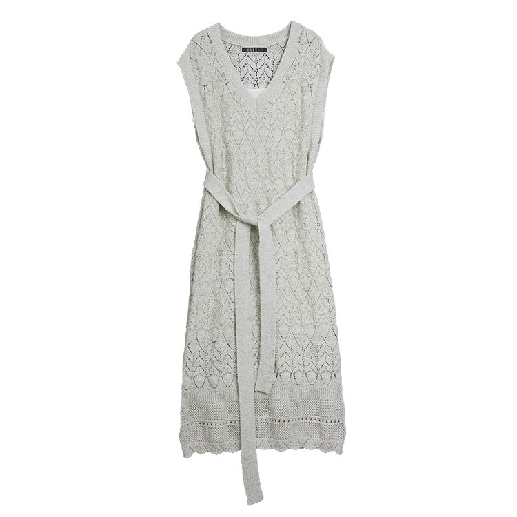 

ELLE Летняя новинка безрукавная юбка Women's Light Green