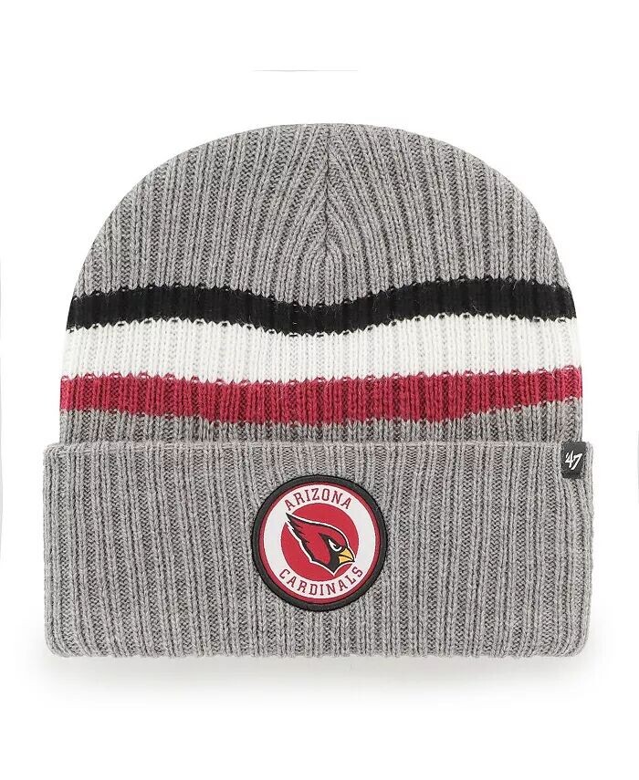 

Мужская серая вязаная шапка Arizona Cardinals Highline с манжетами '47 Brand, серый
