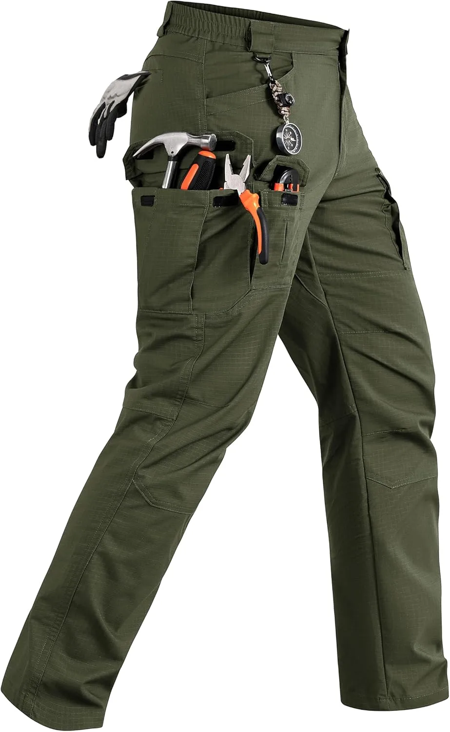 

Tacvasen мужские походные штаны waterproof ripstop легкие дышащие stretch тактические outdoor с 8 карманами