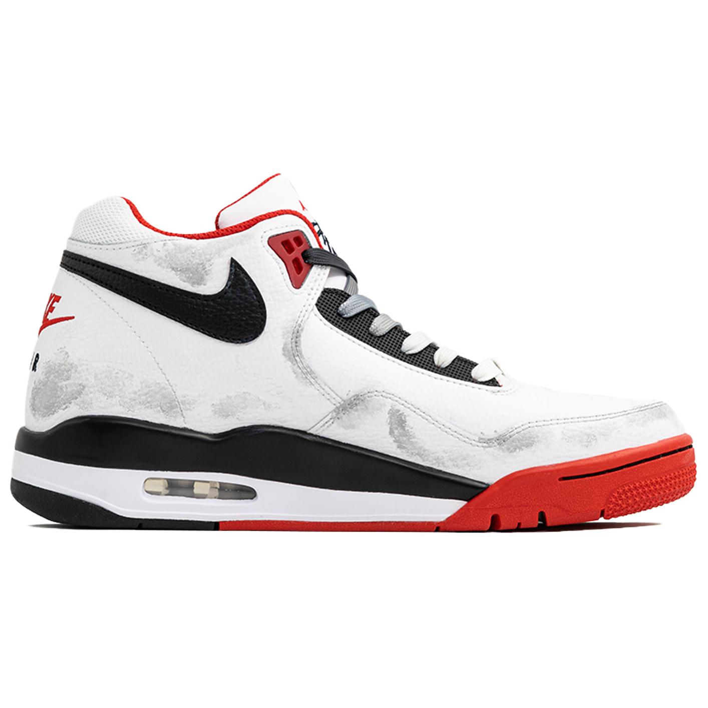 Nike Мужские баскетбольные кроссовки Flight Legacy Vintage средней высоты, красные — фото 4