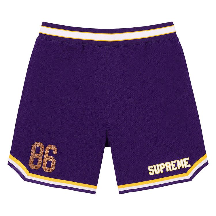 

Шорты Supreme Faux Croc Basketball Short, Purple